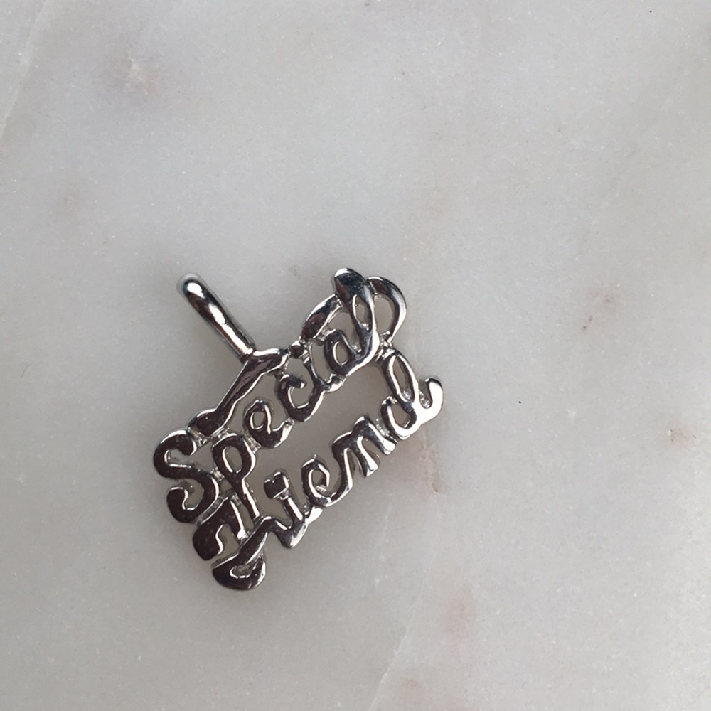 Sterling special friend pendant